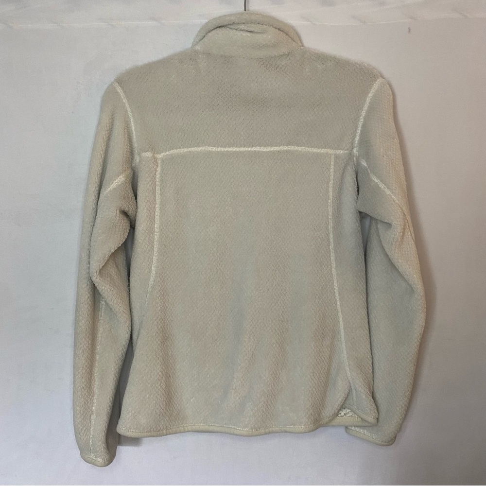 Patagonia Raw Linen Off White X-Dye Retool Snap T Fleece Jacket Pullover Top S - Picture 6 of 6